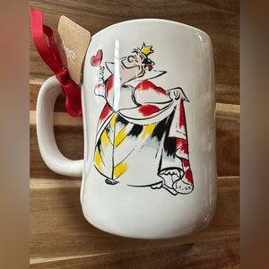 🆕 Rae Dunn Disney QUEEN OF HEARTS Double Sided Mug, Collectable NWT